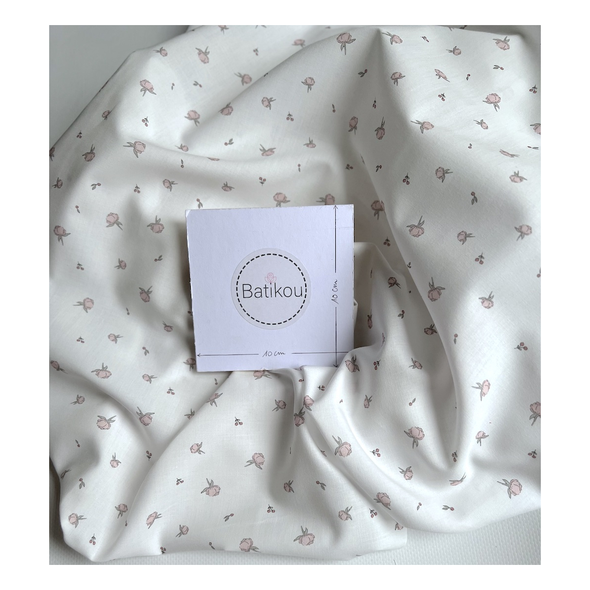 Peony - Batiste de coton BIO imprimé exclusif Tissus issus de l'agriculture biologique  - 4 Peony - Batiste de coton BIO imprimé exclusif Tissus issus de l'agriculture biologique  - 4