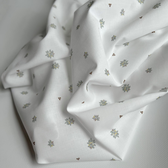 Marcel - Batiste de coton BIO imprimé exclusif Tissus issus de l'agriculture biologique  - 1