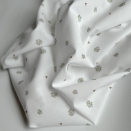 Marcel - Batiste de coton BIO imprimé exclusif Tissus issus de l'agriculture biologique  - 1