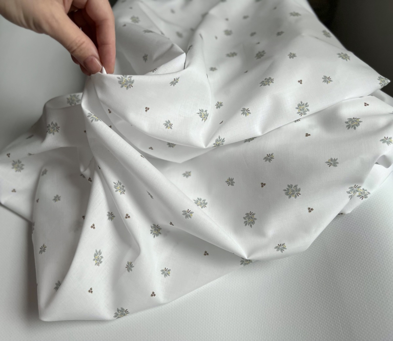 Marcel - Batiste de coton BIO imprimé exclusif Tissus issus de l'agriculture biologique  - 3