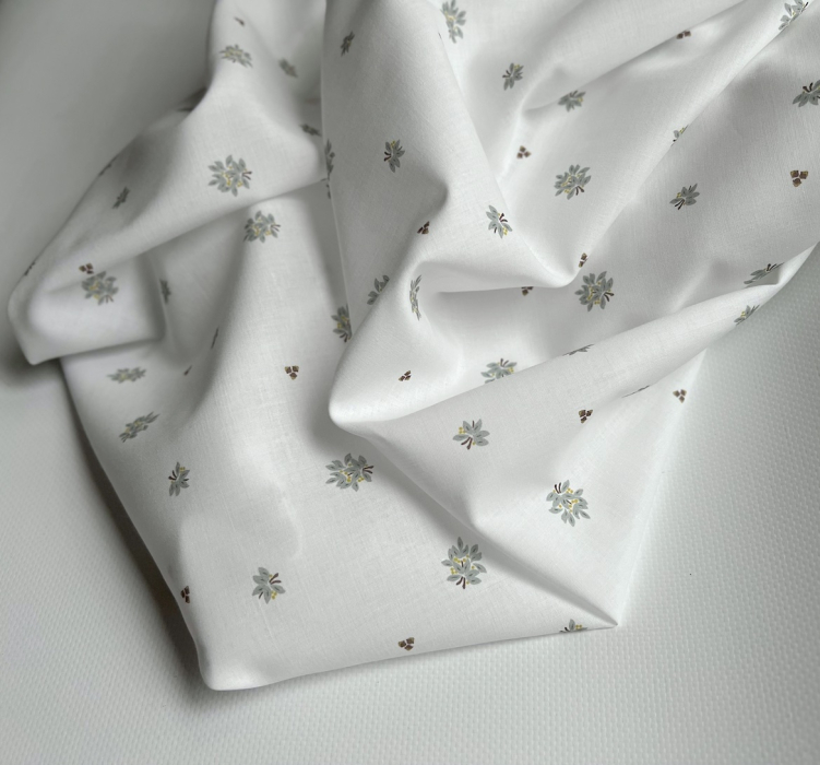 Marcel - Batiste de coton BIO imprimé exclusif Tissus issus de l'agriculture biologique  - 5