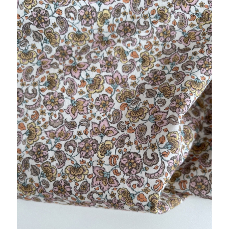 Paisley - Batiste de coton bio SILKYNE à imprimé fleuri Tissus issus de l'agriculture biologique  - 2 Paisley - Batiste de coton bio SILKYNE à imprimé fleuri Tissus issus de l'agriculture biologique  - 2