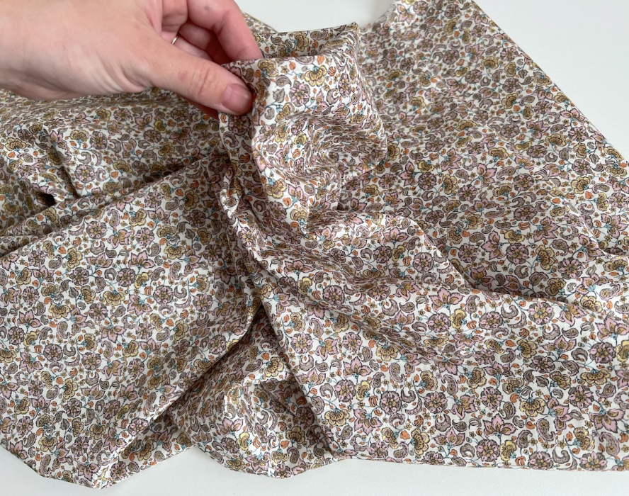 Paisley - Batiste de coton bio SILKYNE à imprimé fleuri Tissus issus de l'agriculture biologique  - 7