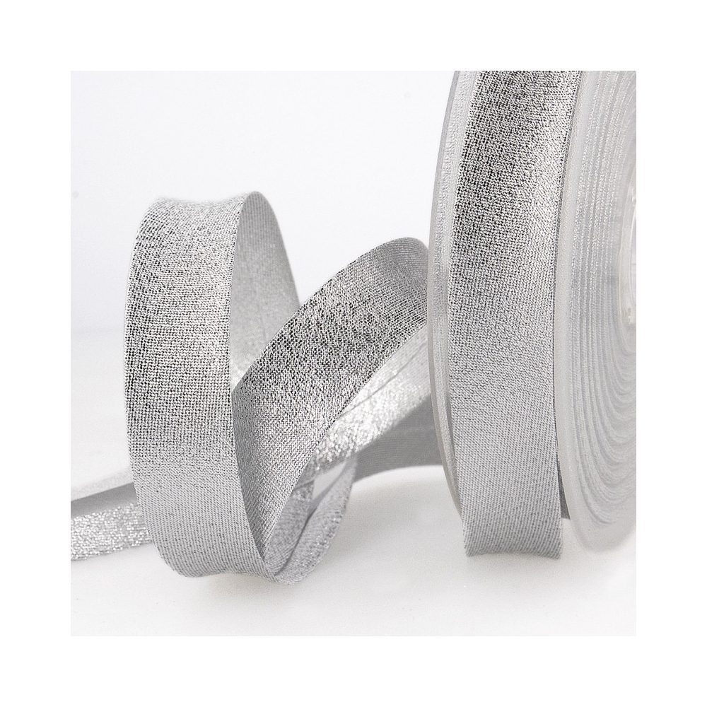 Biais à coudre métallisé uni or argent cuivre