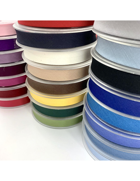 Biais replié tout textile coton uni