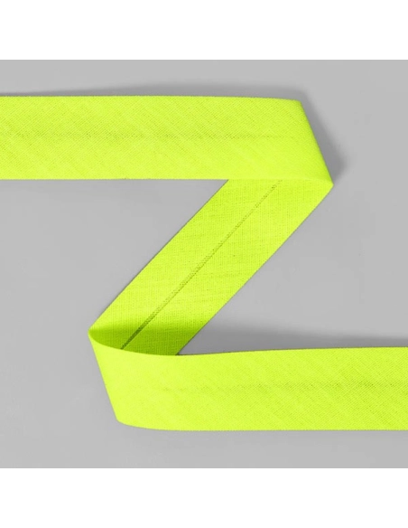 Biais à coudre uni fluo 20mm 2cm 
