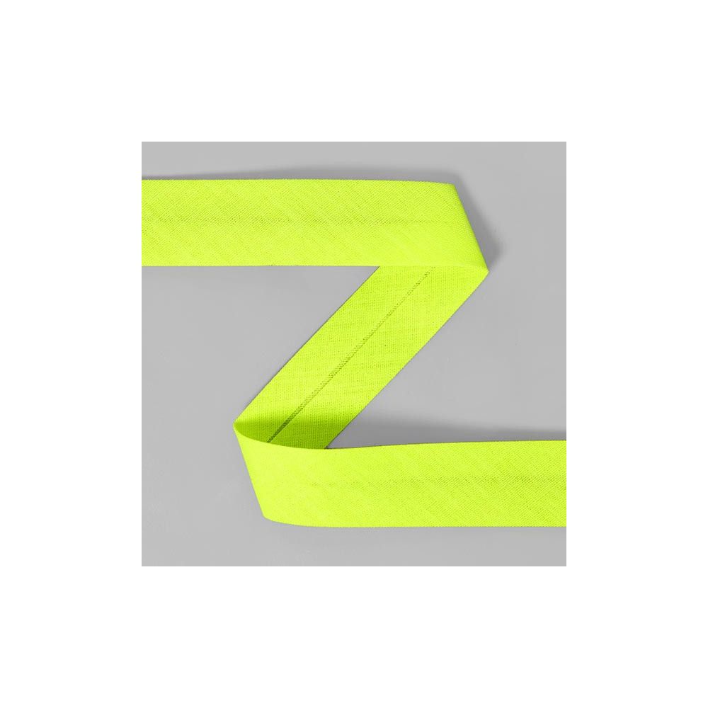 Biais à coudre uni fluo 20mm 2cm 