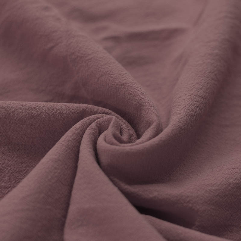 Coton lavé coloris bois de rose