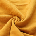 Coton lavé coloris moutarde
