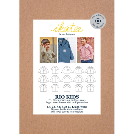Pochette patron Ikatee RIO bébé 1 mois au 4ans  - 1 Pochette patron Ikatee RIO bébé 1 mois au 4ans  - 1