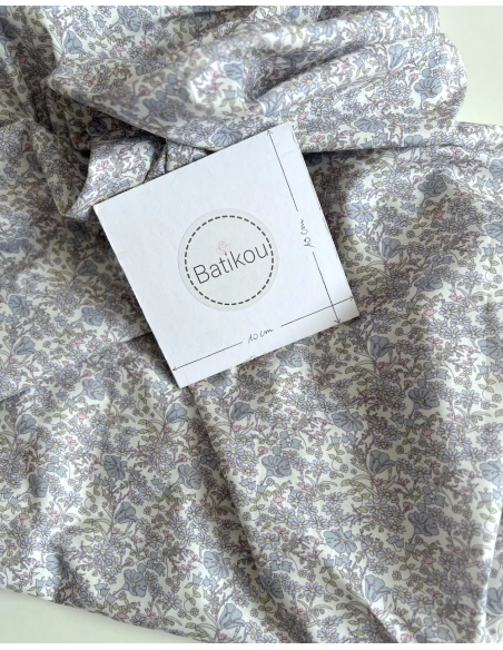 Svetlana - Batiste de coton SILKYNE à imprimé fleuri Tissus issus de l'agriculture biologique  - 5