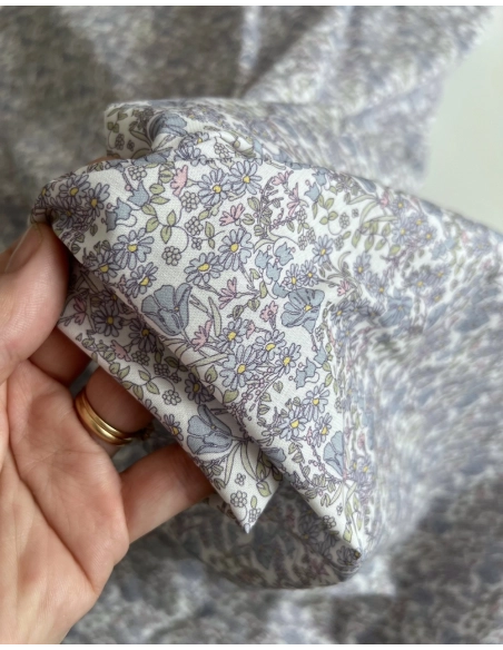 Svetlana - Batiste de coton SILKYNE à imprimé fleuri Tissus issus de l'agriculture biologique  - 7