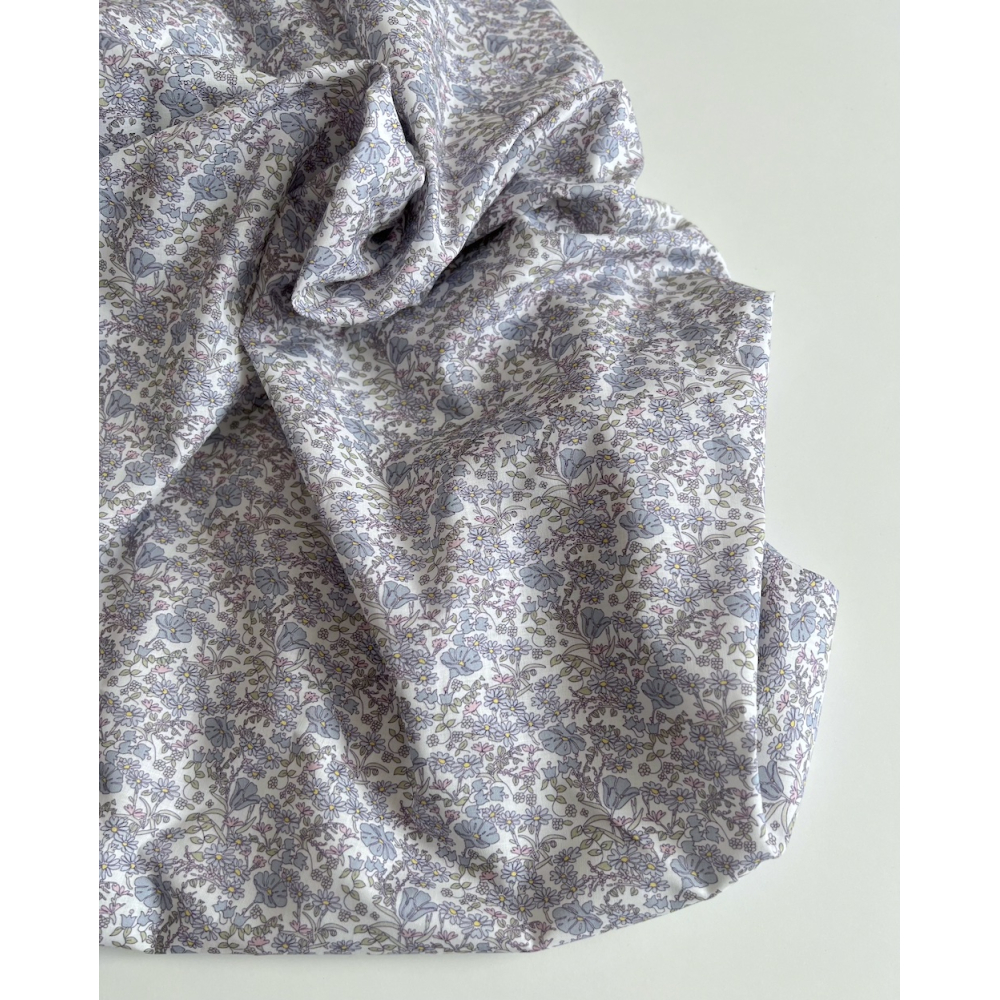 Svetlana - Batiste de coton SILKYNE à imprimé fleuri Tissus issus de l'agriculture biologique  - 8