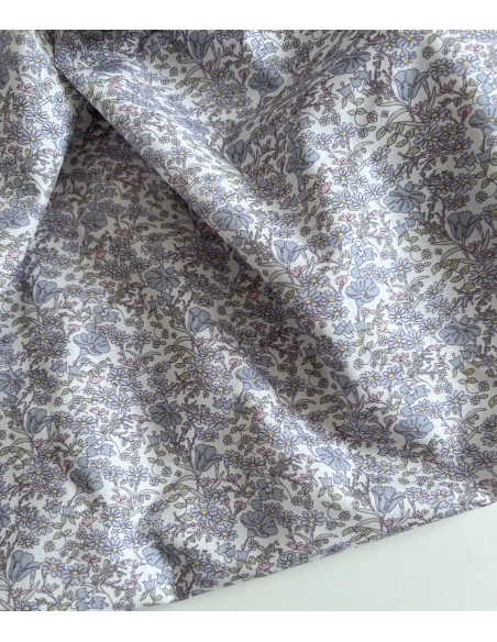 Svetlana - Batiste de coton SILKYNE à imprimé fleuri Tissus issus de l'agriculture biologique  - 9