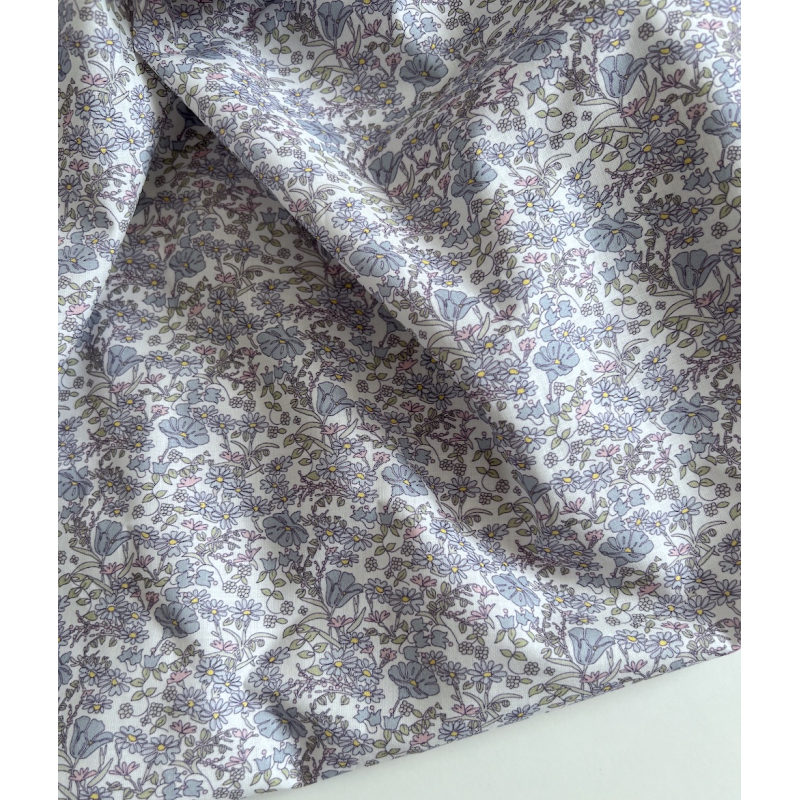 Svetlana - Batiste de coton SILKYNE à imprimé fleuri Tissus issus de l'agriculture biologique  - 9