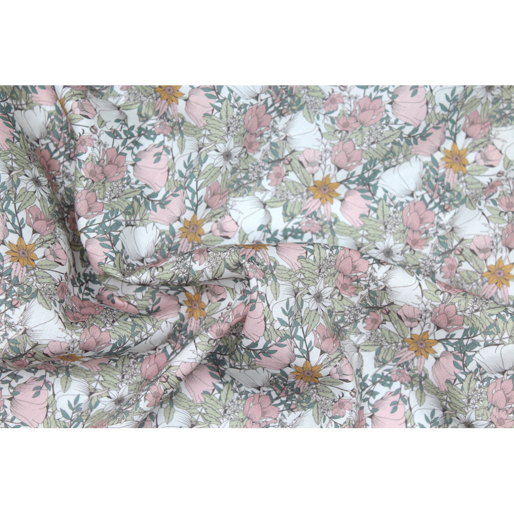 Tissu exclusif Coton motif Lina