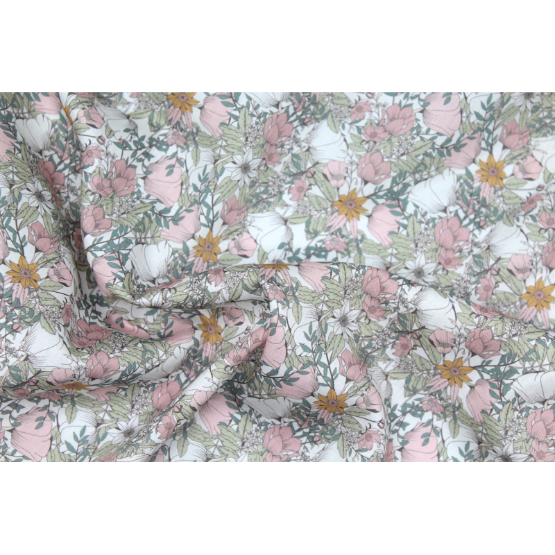 Tissu exclusif Coton motif Lina