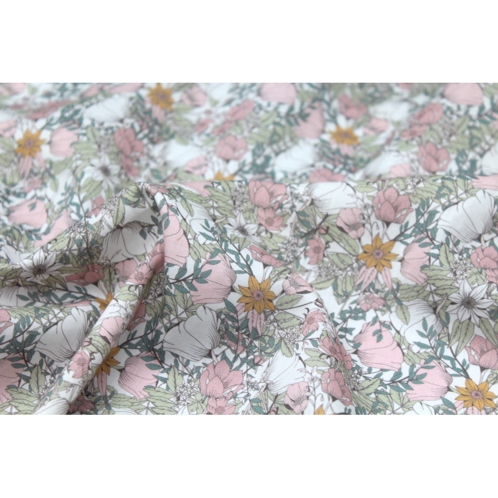 Tissu exclusif Coton motif Lina