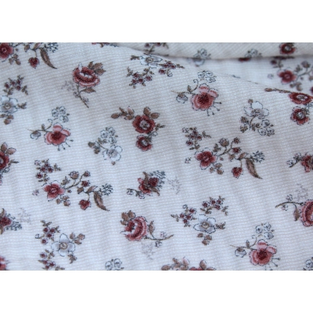 Emma - Double gaze de coton BIO motif exclusif romantique vintage 2