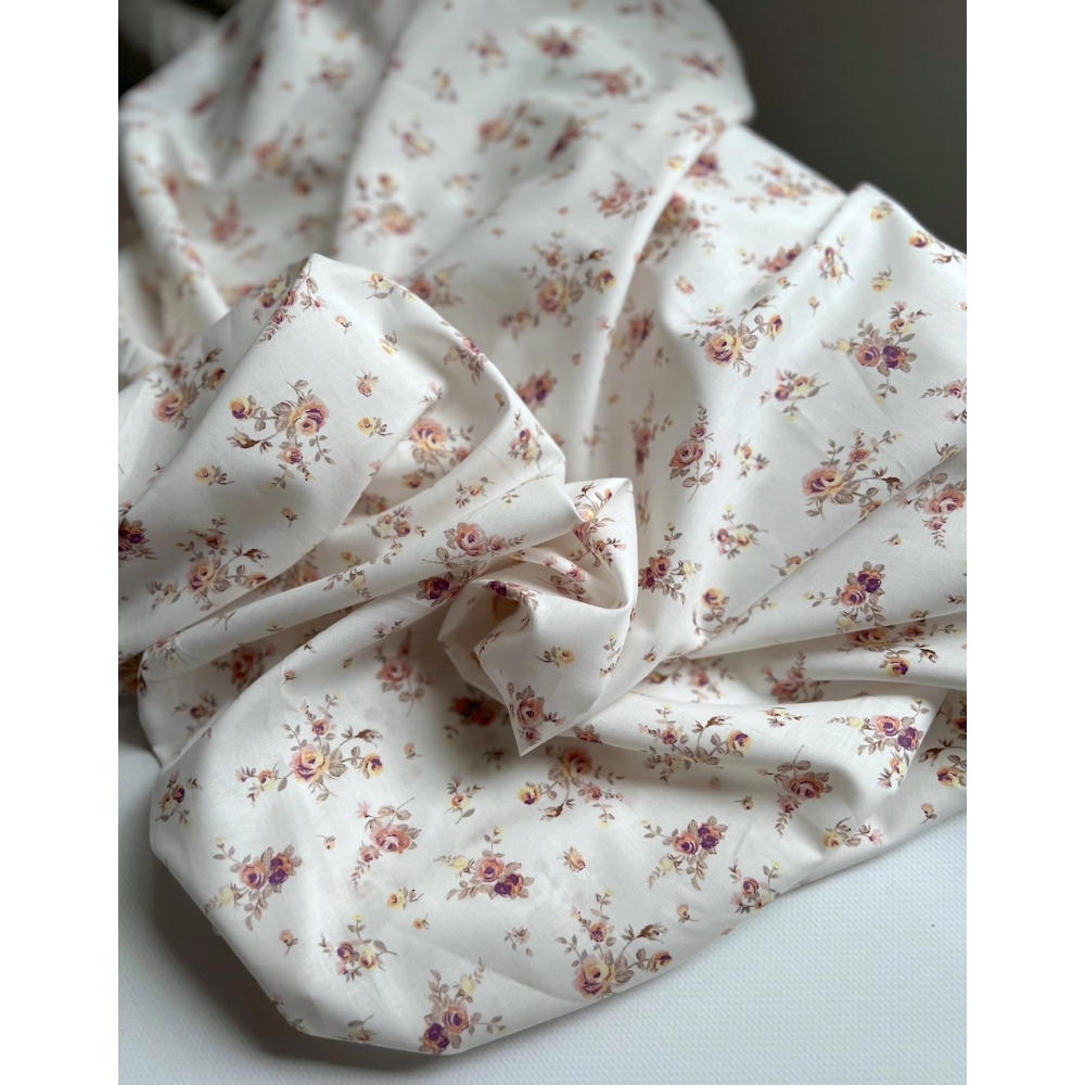 Nina - Batiste de coton Silkyne BIO imprimé exclusif