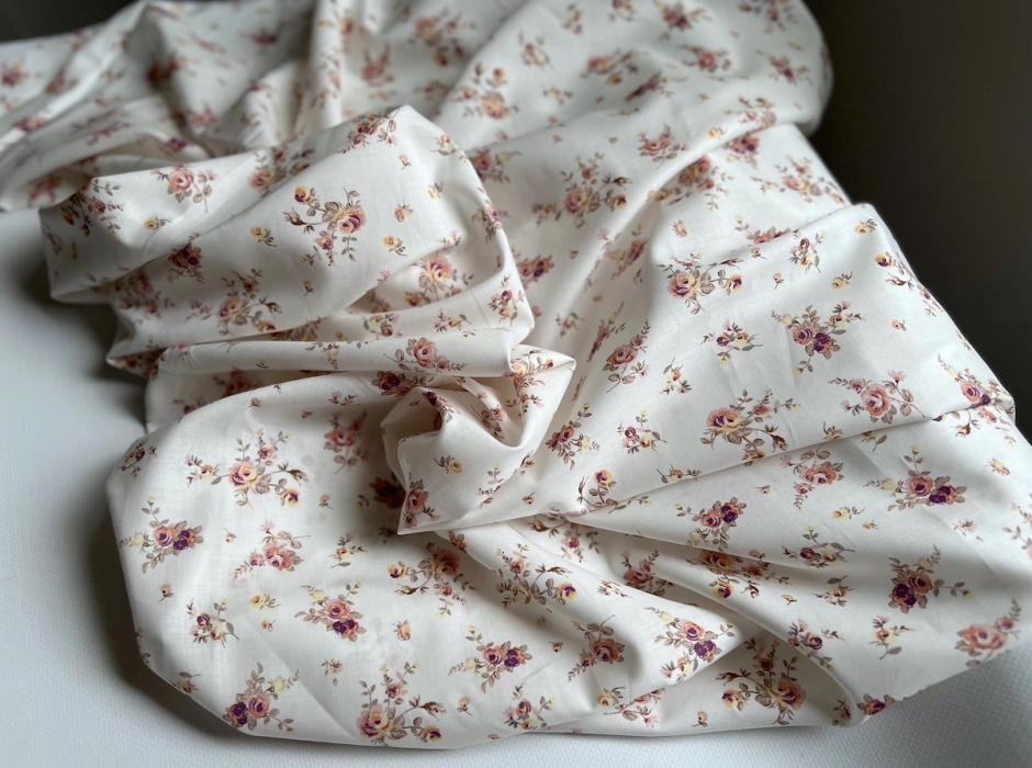 Nina - Batiste de coton Silkyne BIO imprimé exclusif