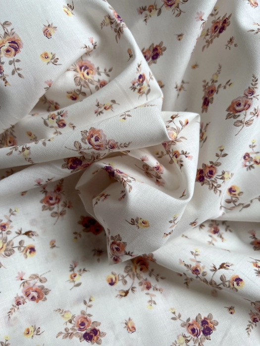 Nina - Batiste de coton Silkyne BIO imprimé exclusif