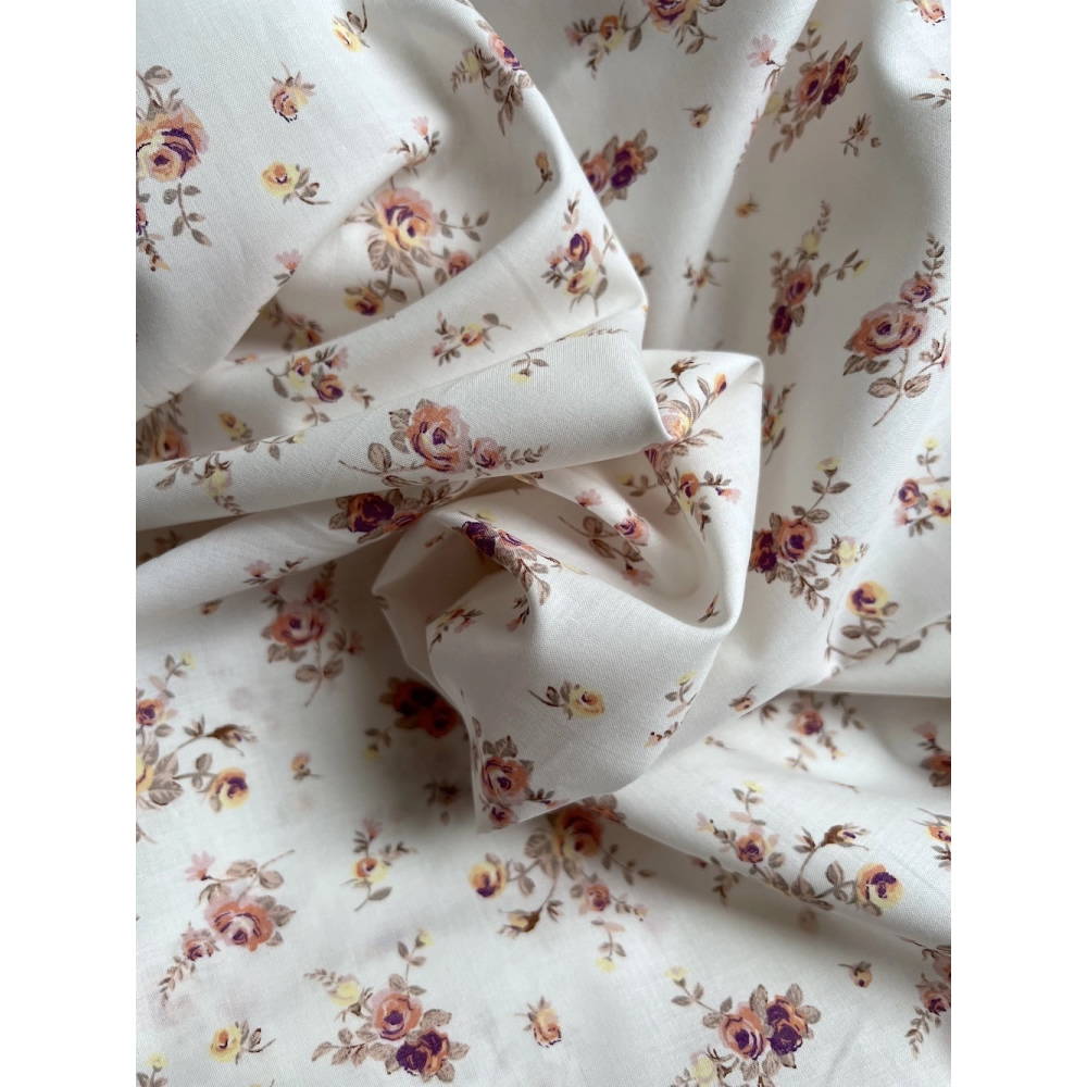 Nina - Batiste de coton Silkyne BIO imprimé exclusif