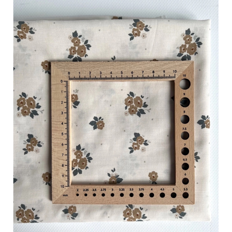 ROZEN - Batiste de coton BIO imprimé exclusif Rozen forêt / SILKYNE