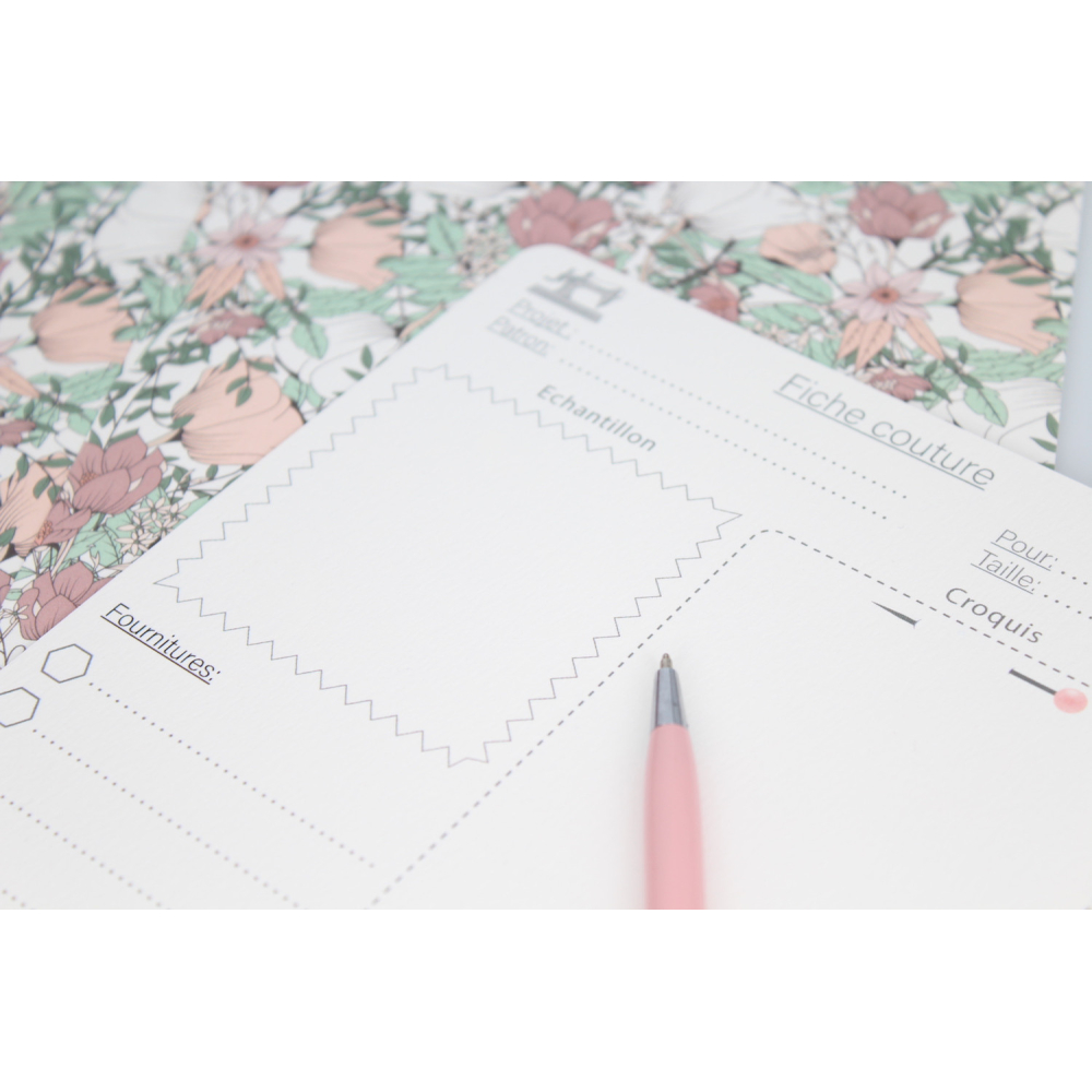 Fiche d'organisation couture planner 