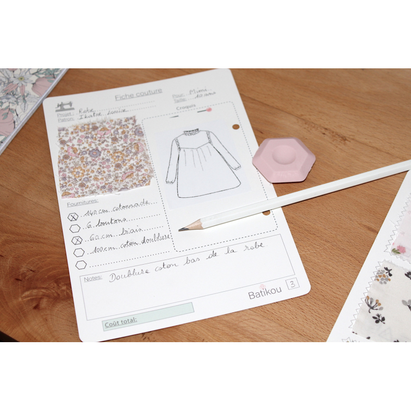 Fiche d'organisation couture planner Fiche d'organisation couture planner