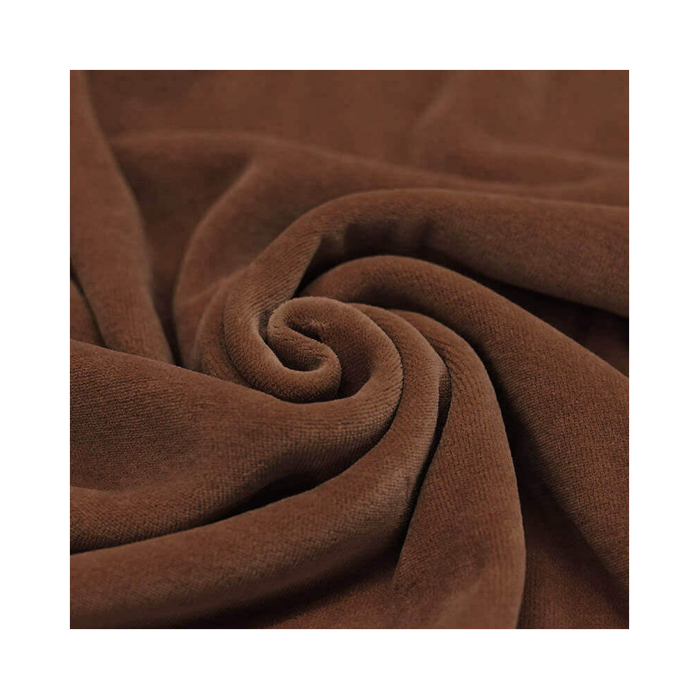 Velours nicky coloris châtaigne Velours nicky coloris châtaigne