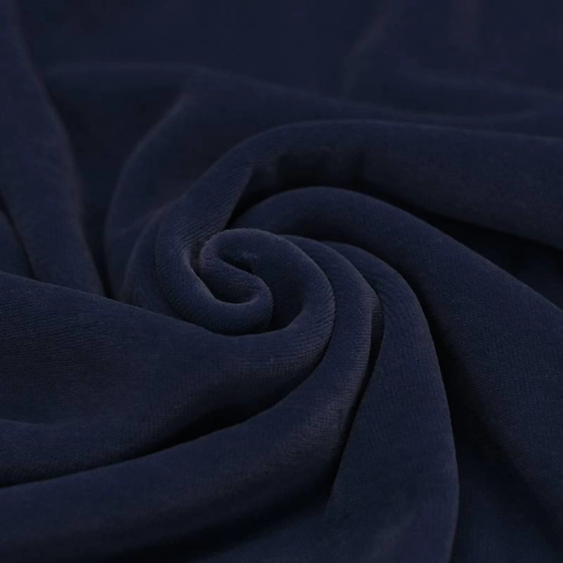 Velours nicky coloris bleu marine