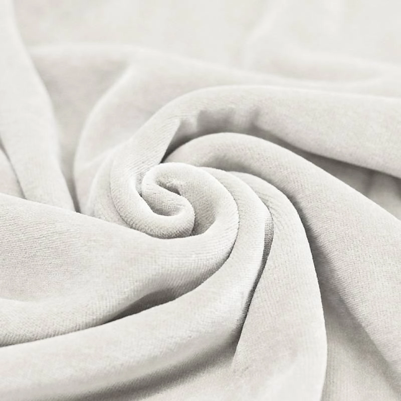 Velours nicky coloris écru