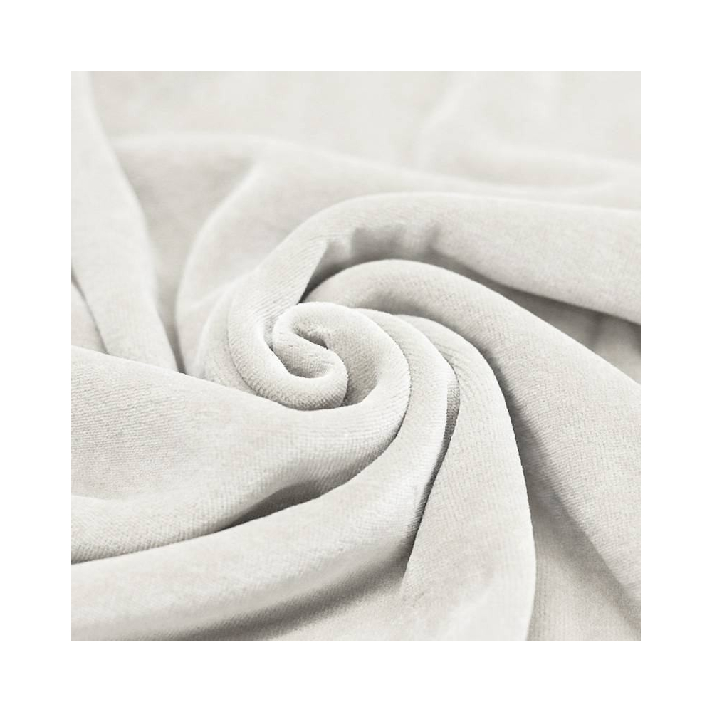 Velours nicky coloris écru