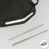 Barre de nez en métal à thermocoller thermocollant pour masque