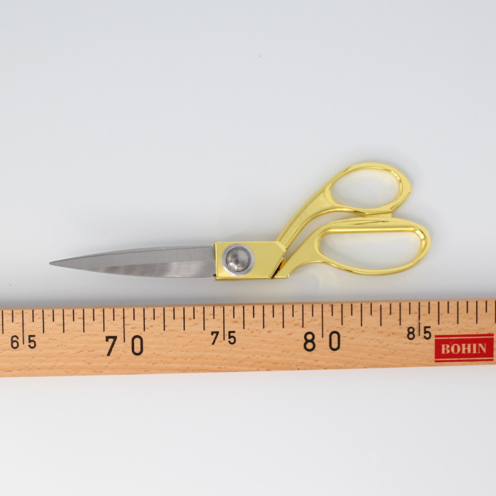 Ciseaux couture tailleur coloris or bronze argent