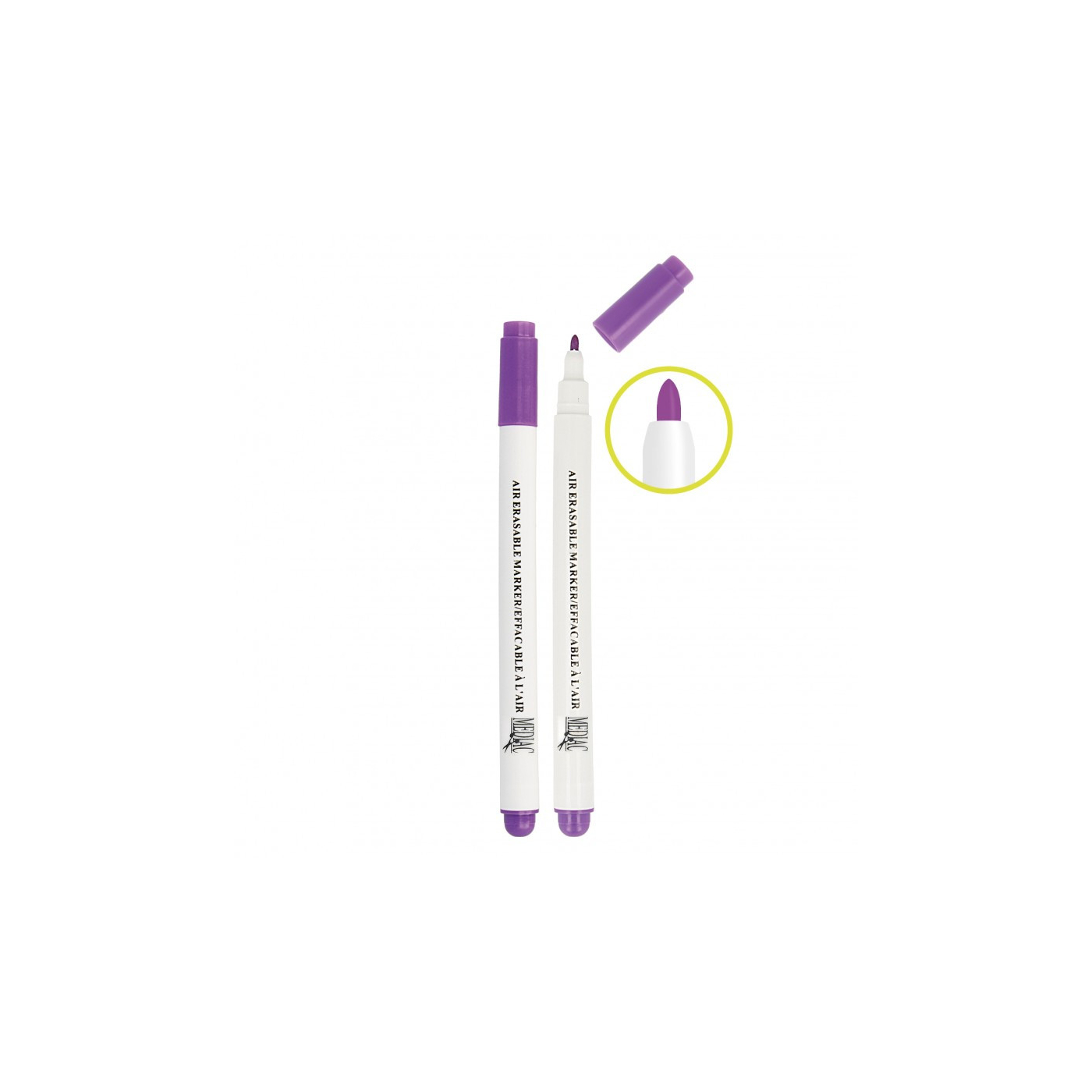 Pointeur Laser USB LINAERSHAO 4 Pièces Feutre Couture Effacable Crayon Couture Tissu Effacable Stylo Effacable Metier A Tisser