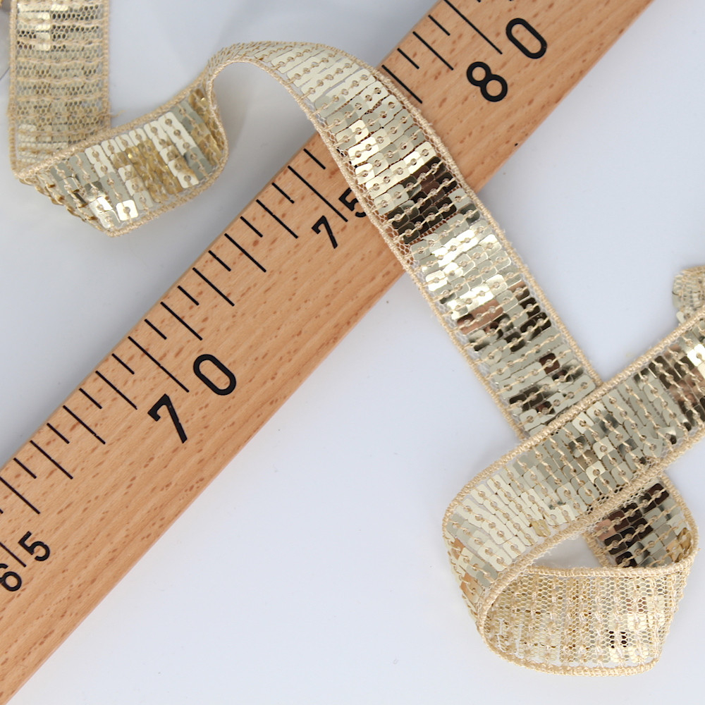 Galon à coudre paillettes 22mm pour sac tendance Vanessa Bruno