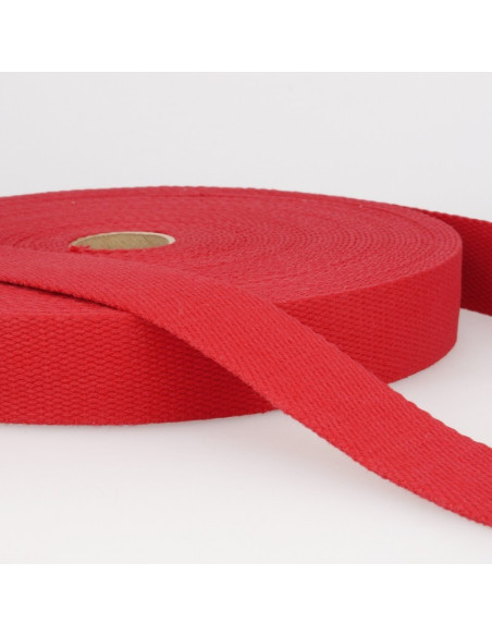 Sangle coton 30mm coloris au choix x1m