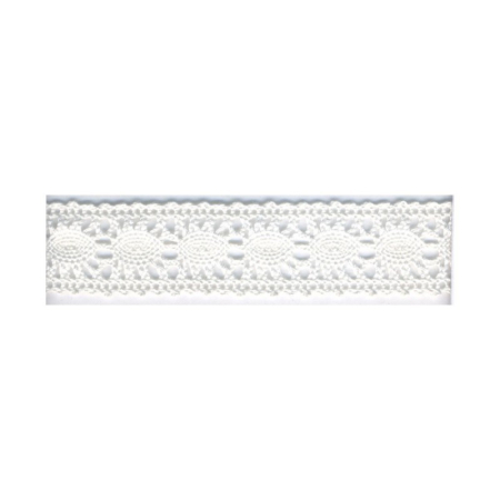 Galon dentelle entredeux coton 20mm coloris au choix Galon dentelle entredeux coton 20mm coloris au choix
