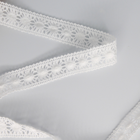 Galon dentelle entredeux coton 20mm coloris au choix Galon dentelle entredeux coton 20mm coloris au choix