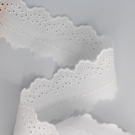 Galon coton broderie anglaise brodé 60mm x 1m