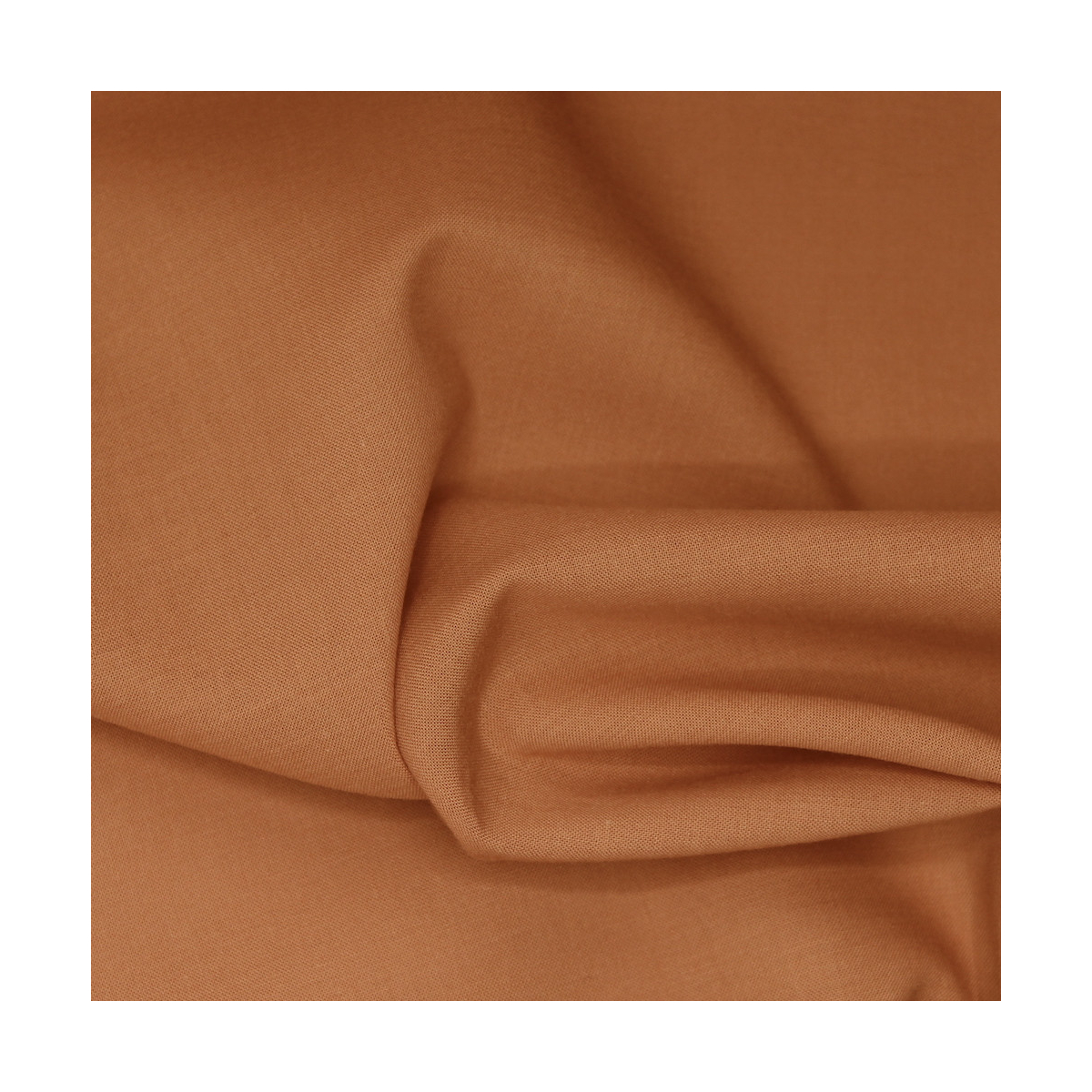 Voile de coton organique uni coloris argile Voile de coton organique uni coloris argile