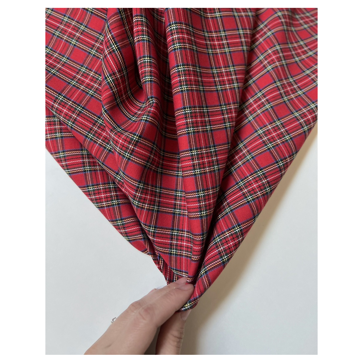 Santa - Tissu sergé de coton organique tartan Batikou - 5 Santa - Tissu sergé de coton organique tartan Batikou - 5