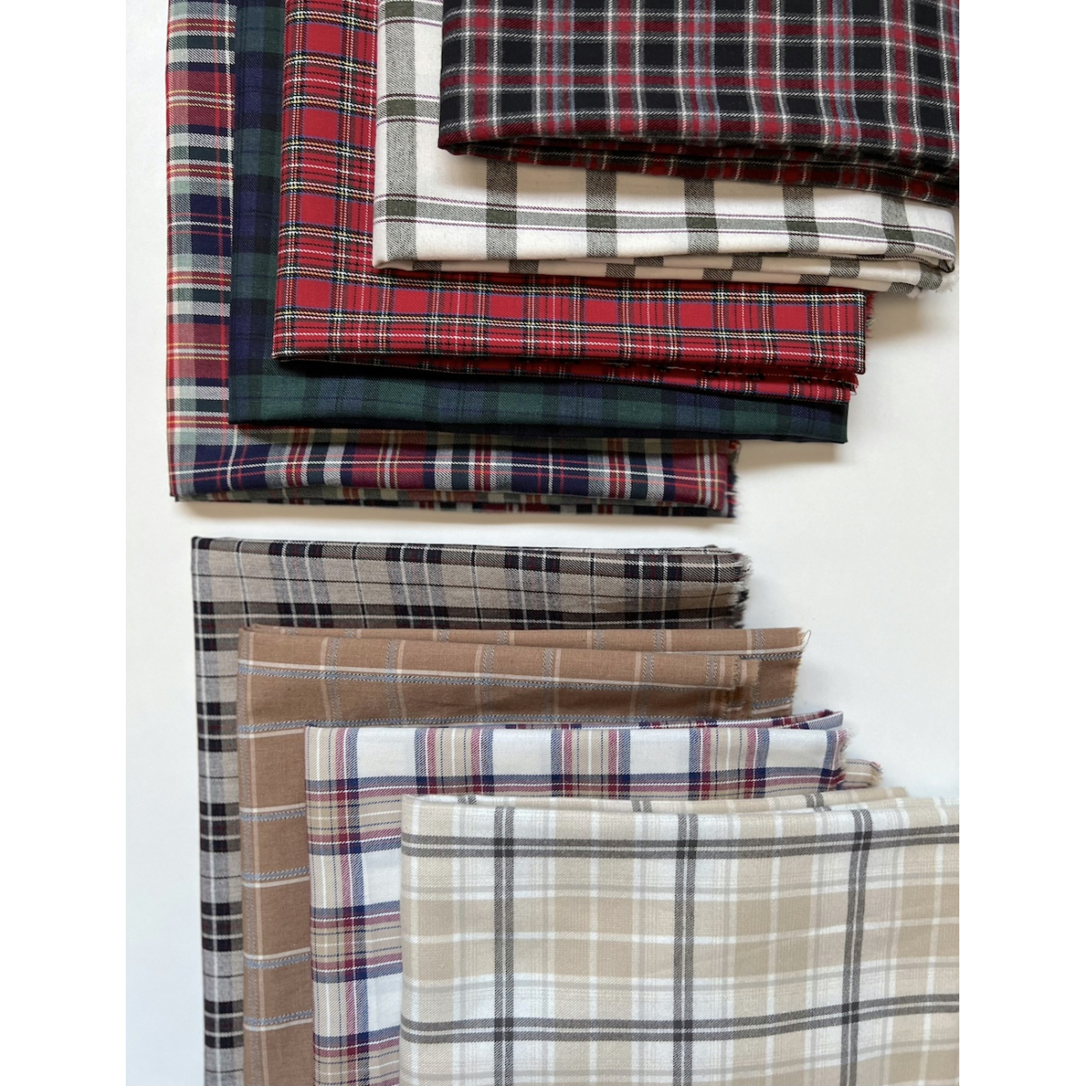 Santa - Tissu sergé de coton organique tartan Batikou - 8 Santa - Tissu sergé de coton organique tartan Batikou - 8