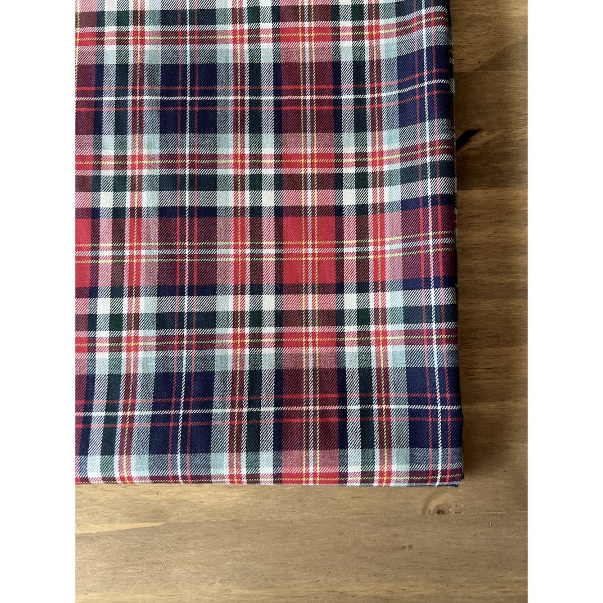 Lewis - Tissu sergé de coton organique tartan Lewis - Tissu sergé de coton organique tartan