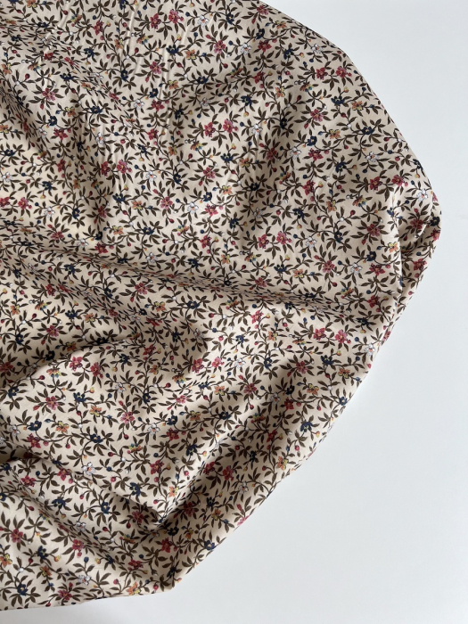 Lexie - Batiste de coton SILKYNE à imprimé fleuri Tissus issus de l'agriculture biologique  - 4