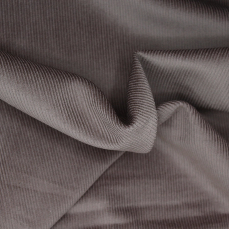 Velours grosses côtes coton coloris TAUPE