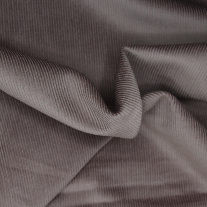 Velours grosses côtes coton coloris TAUPE