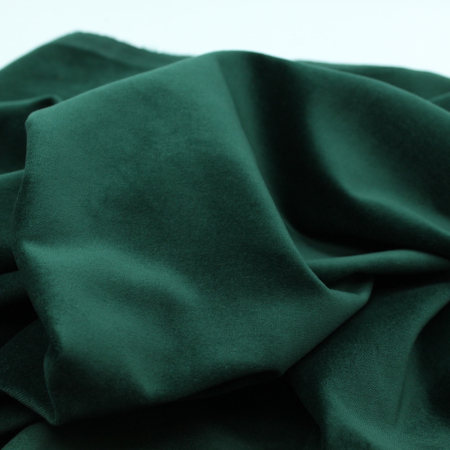 Velours ras coton organique coloris vert sapin Velours ras coton organique coloris vert sapin